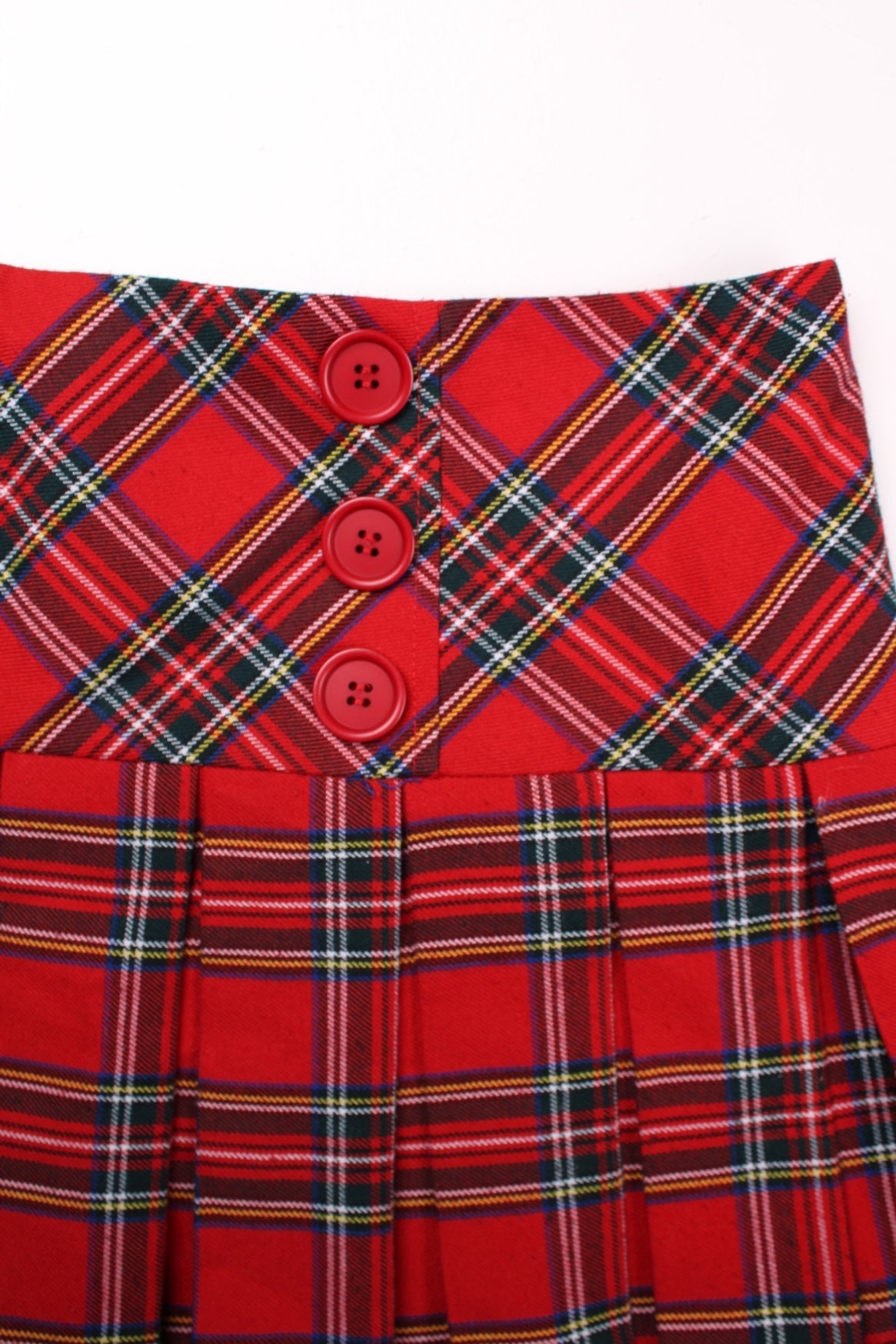 Y2K Plaid Mini Skirt (Size XXXL) – VintageFolk