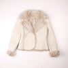 Y2K Cropped Afghan Coat