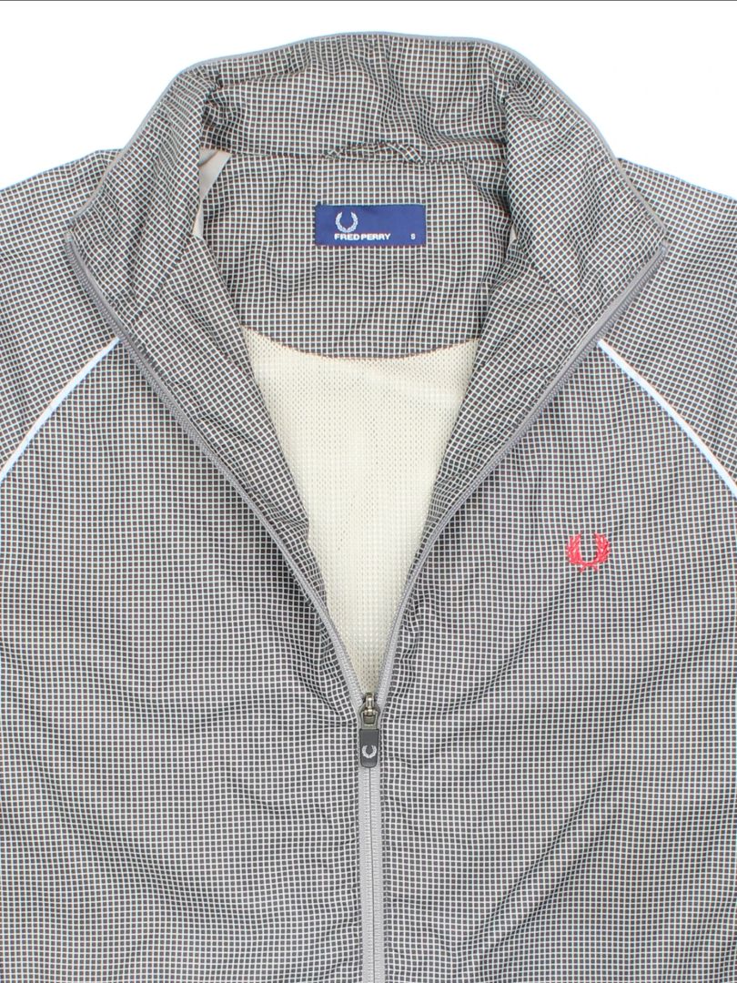 90's Fred Perry Checked Jacket (Size S)