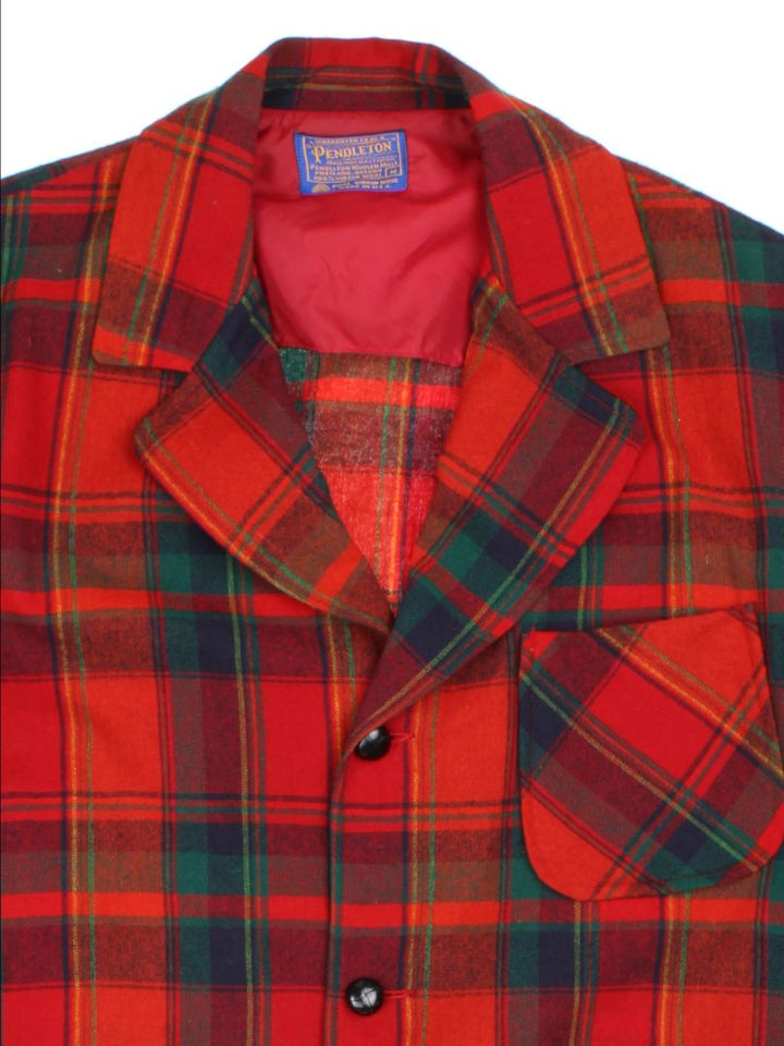 60's Plaid Pendleton Blazer (Size M)