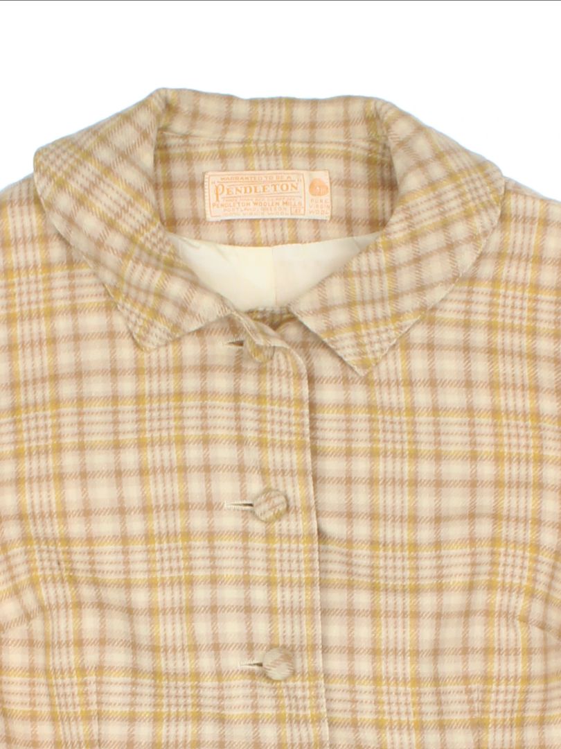 Vintage Pendleton Plaid Jacket (Size S)