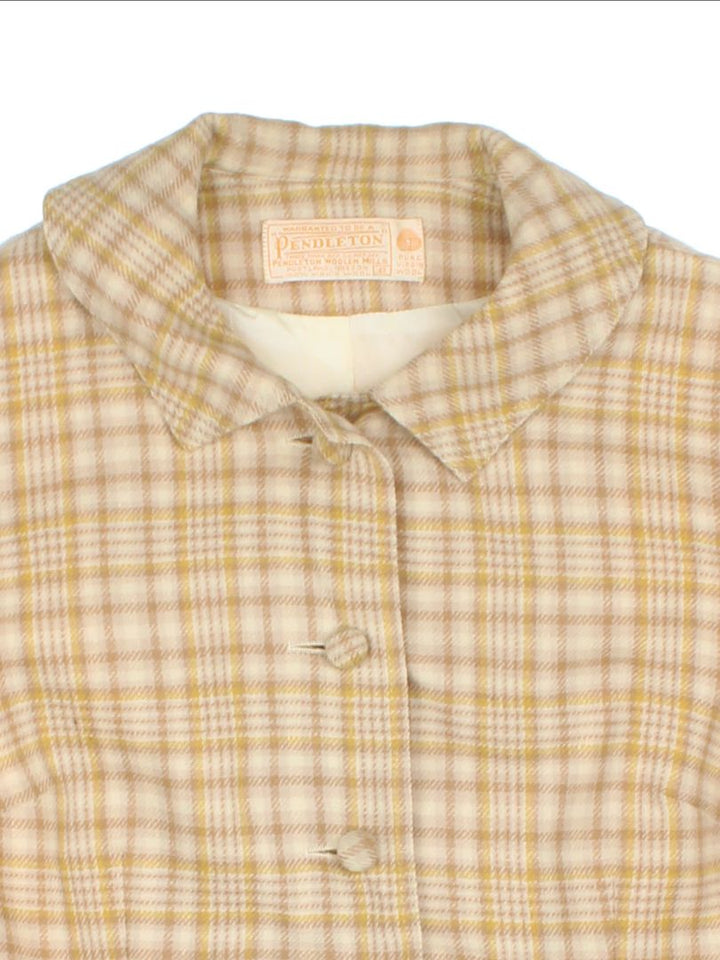 Vintage Pendleton Plaid Jacket (Size S)