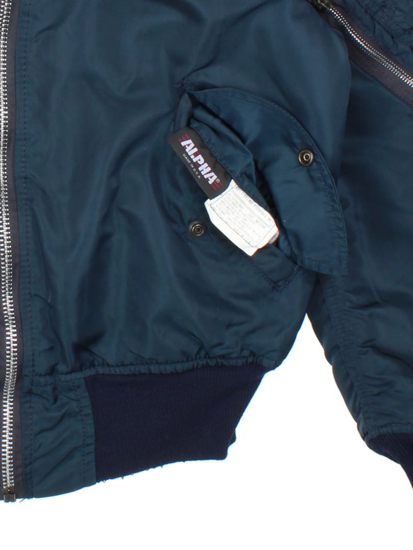 90's Alpha Industries Reversible Bomber Jacket (Size M)