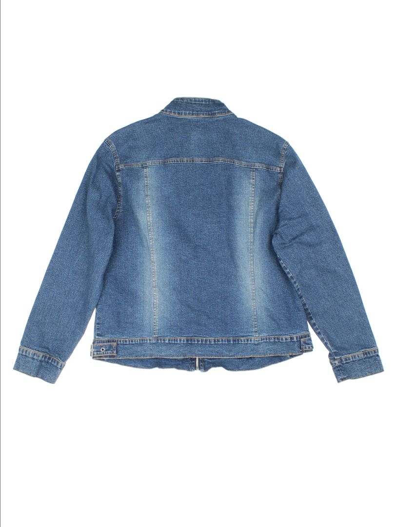 Y2K Denim Jacket (Size L)