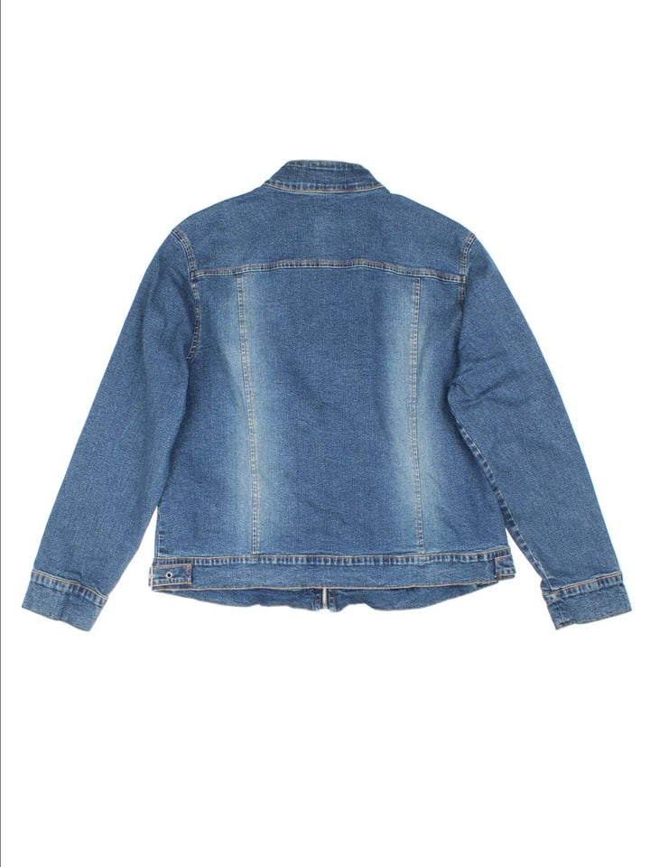 Y2K Denim Jacket (Size L)