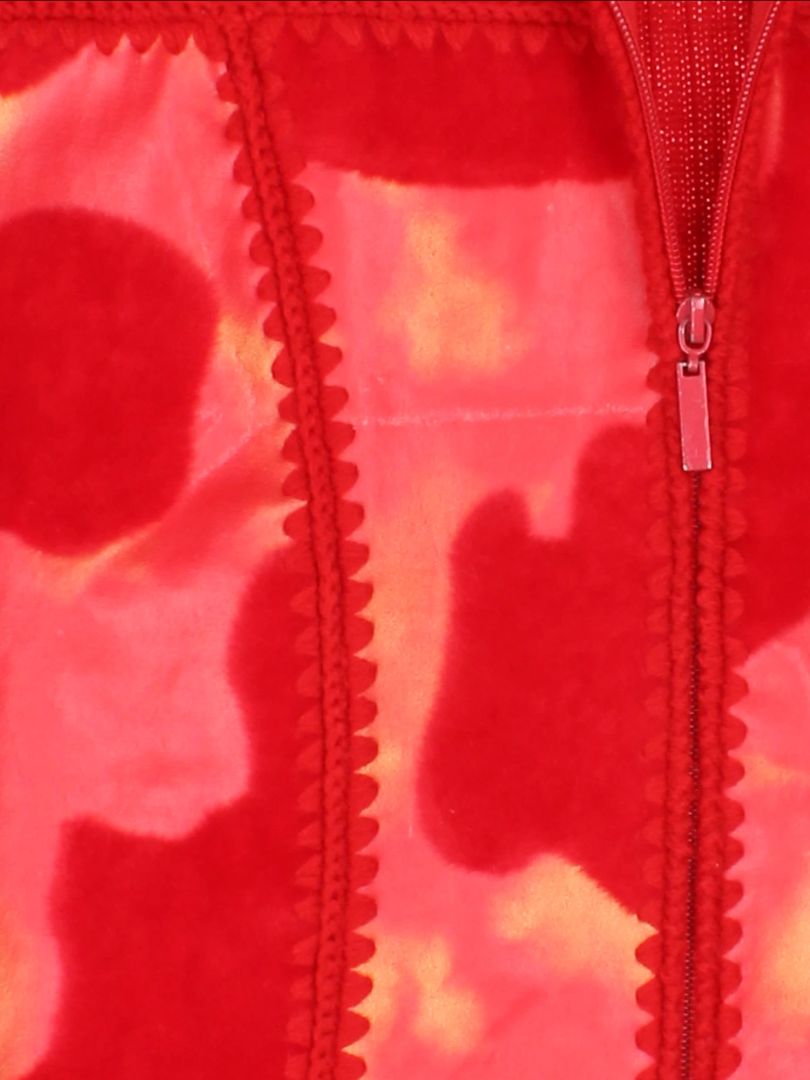 Y2K Abstract Patterned Cardigan (Size S)