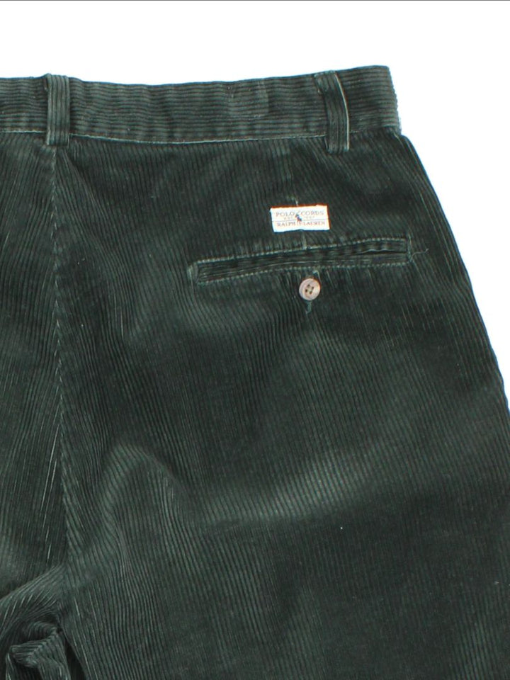 Ralph Lauren Pleated Corduroy Trousers (Size L)