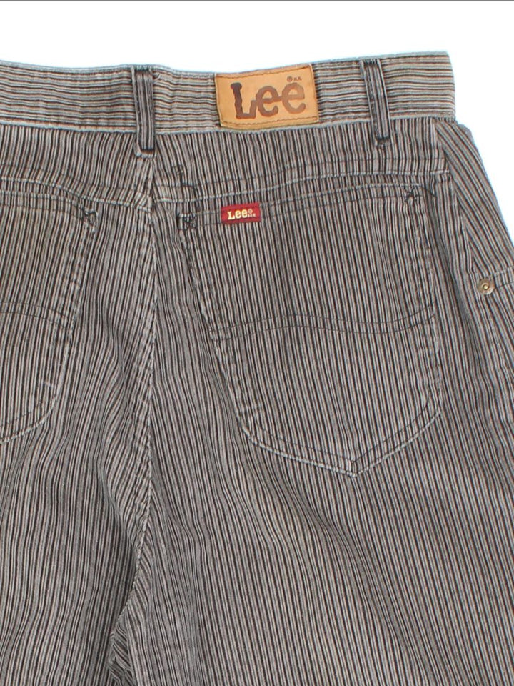 Vintage Lee Corduroy Striped Trousers (Size S)