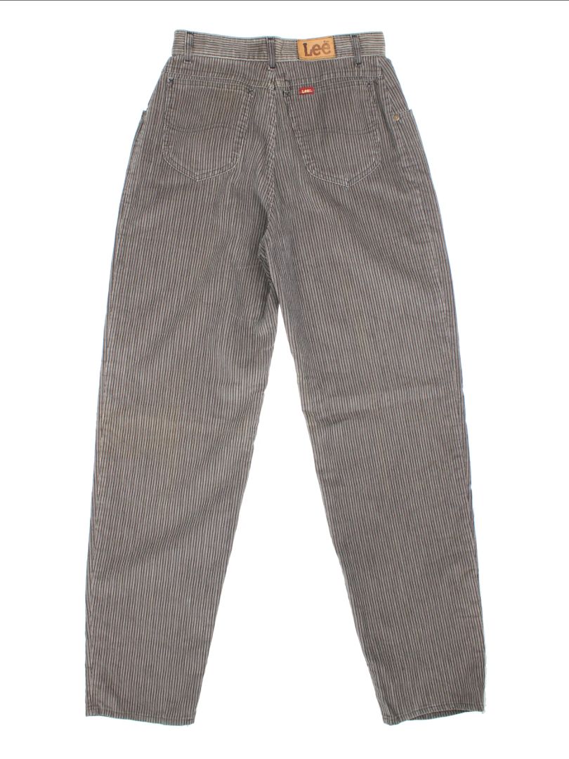 Vintage Lee Corduroy Striped Trousers (Size S)