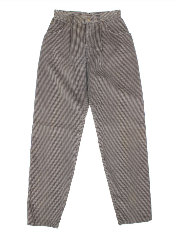 Vintage Lee Corduroy Striped Trousers (Size S)