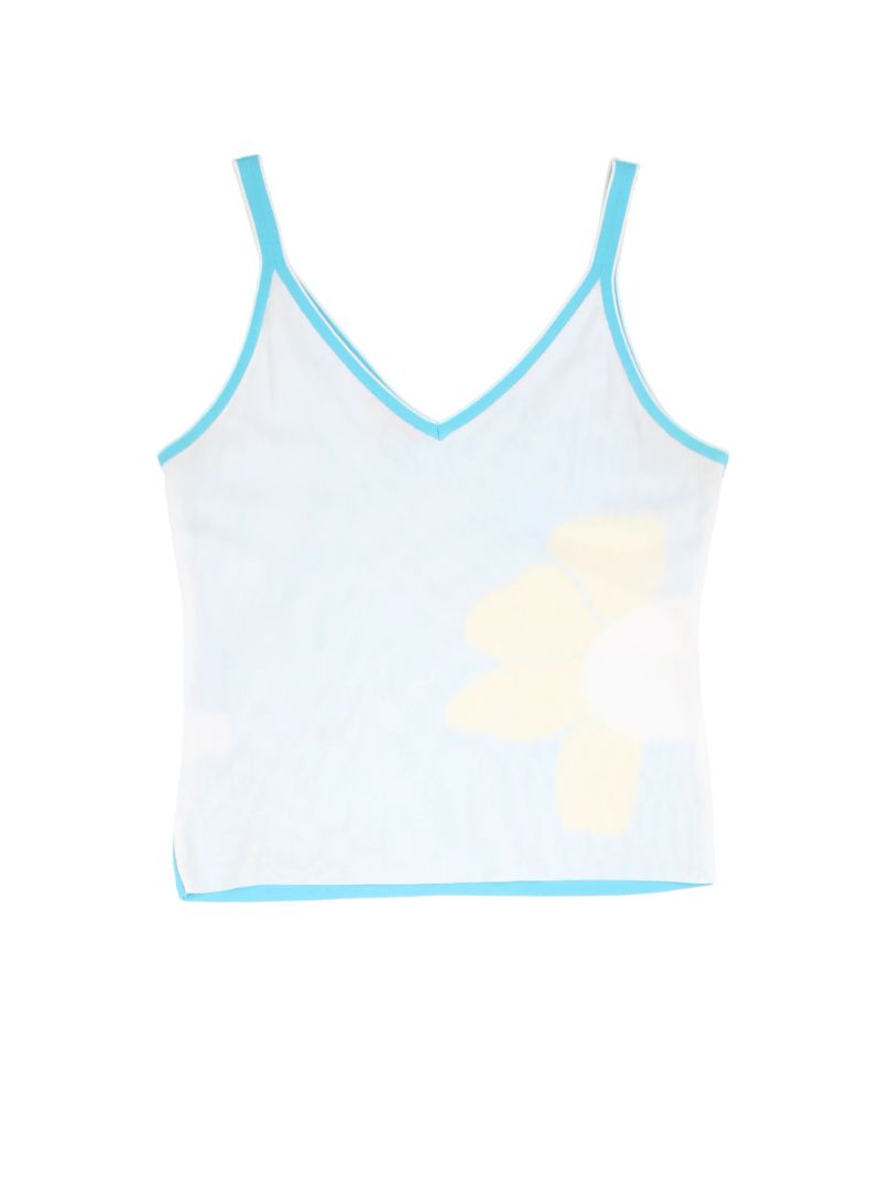 Y2K Manila Grace Sleeveless Top (Size S)