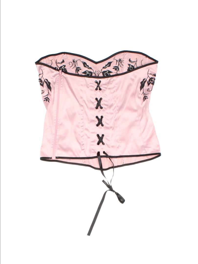 Y2K Jane Norman Corset Top (Size M)