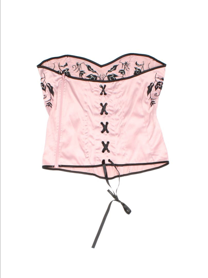 Y2K Jane Norman Corset Top (Size M)