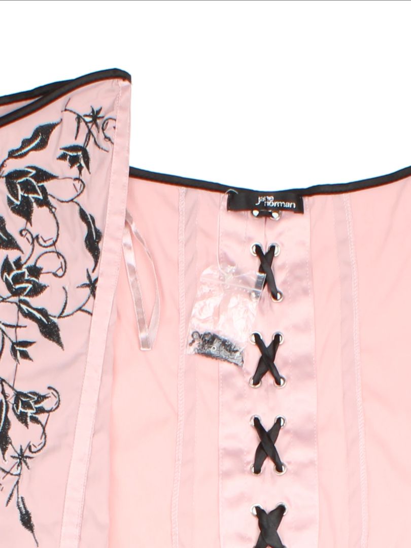 Y2K Jane Norman Corset Top (Size M)