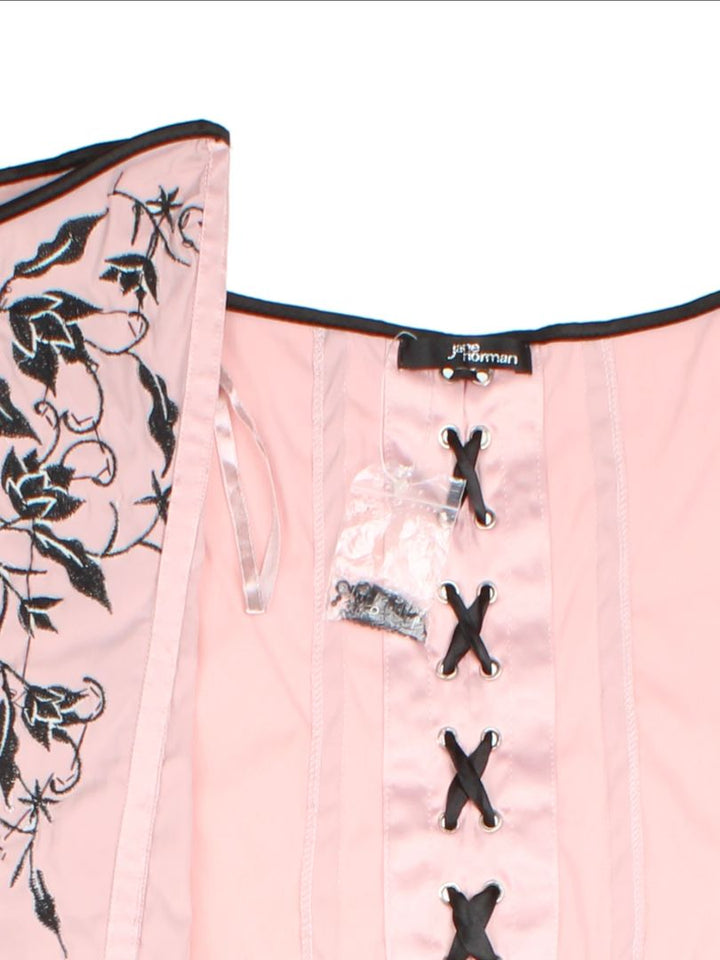Y2K Jane Norman Corset Top (Size M)