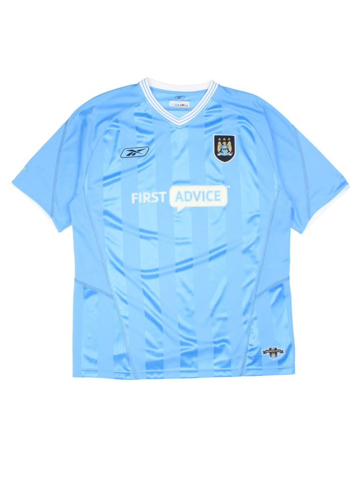 Manchester City 2003-04 Reebok Home Football Shirt (Size M)