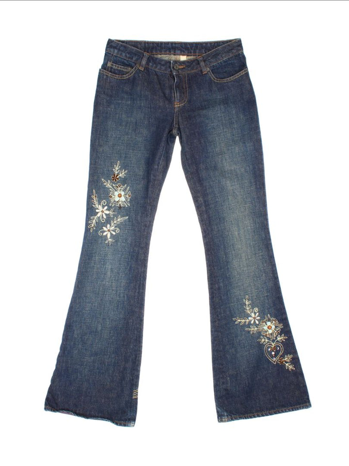 Y2K Yamato Bootcut Jeans (Size M)