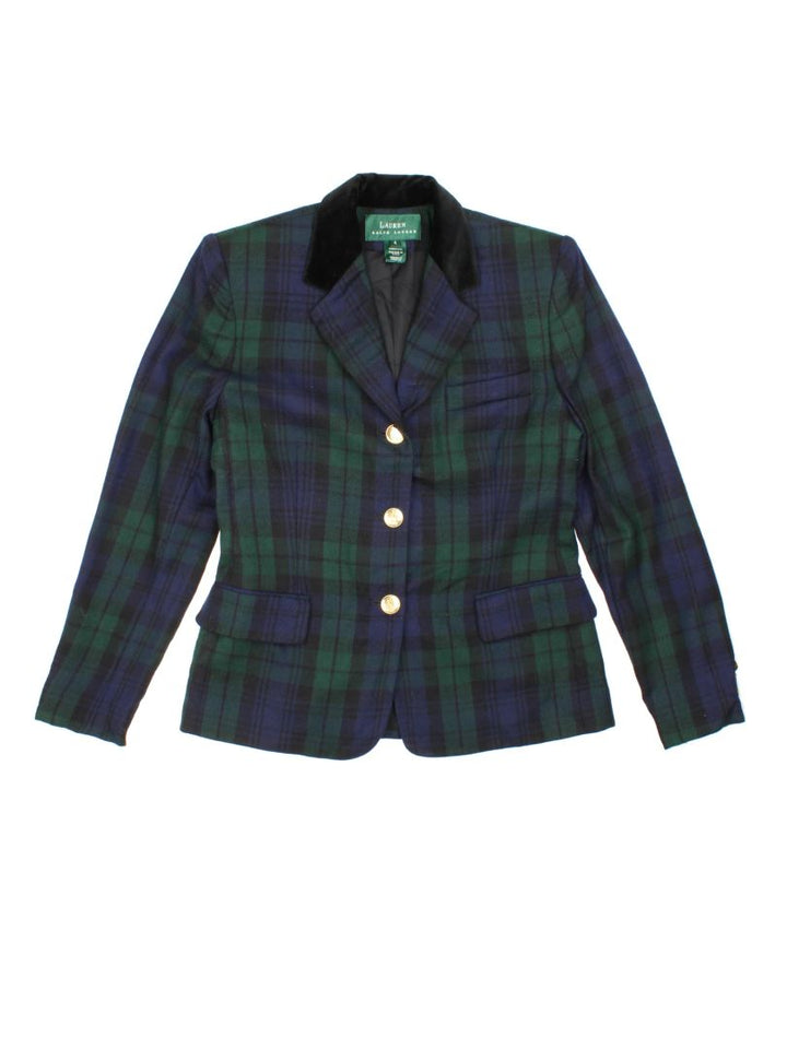 Ralph Lauren Plaid Blazer (Size S)