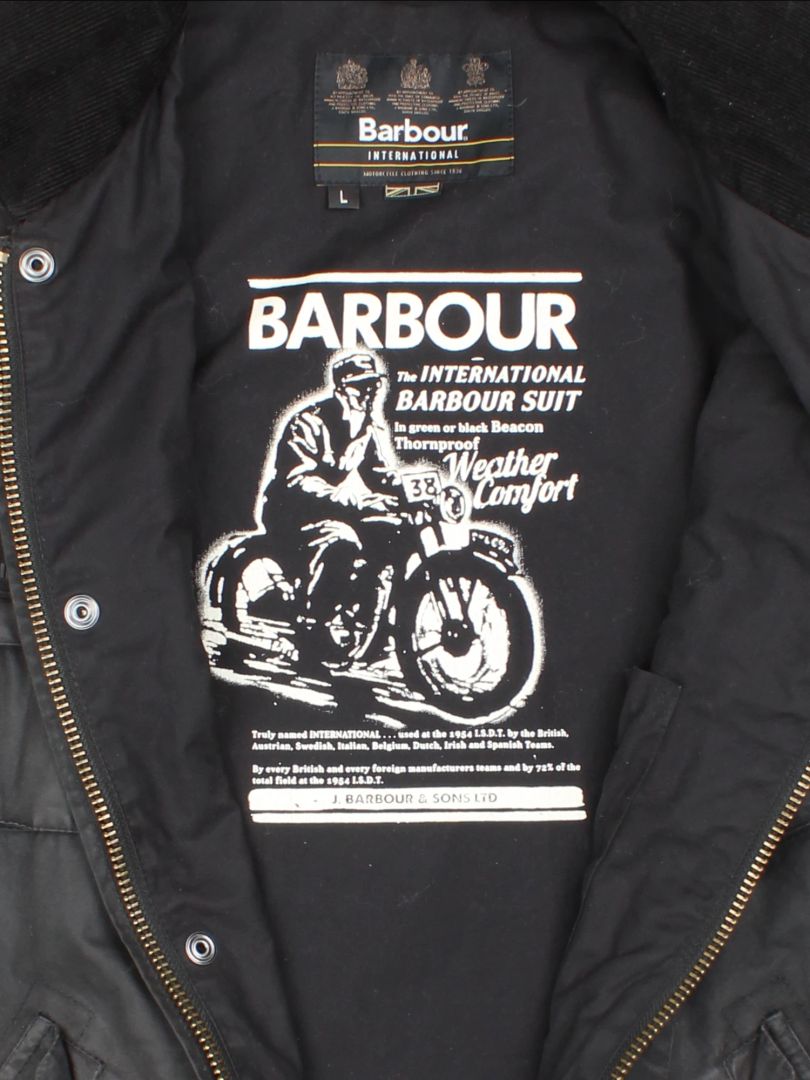 Barbour International Wax Jacket (Size L)