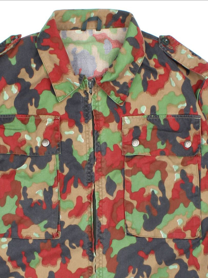 Vintage Alpenflage Camo Military Field Jacket (Size L)