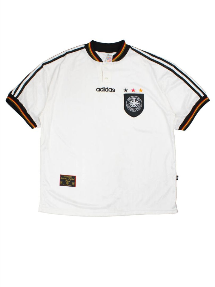 Germany 1996-98 Adidas Home Football Shirt (Size XXL)