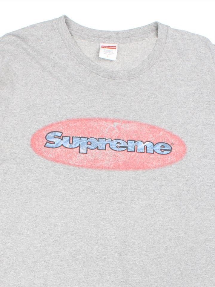 Supreme Ripple Long Sleeve T-Shirt (Size L)