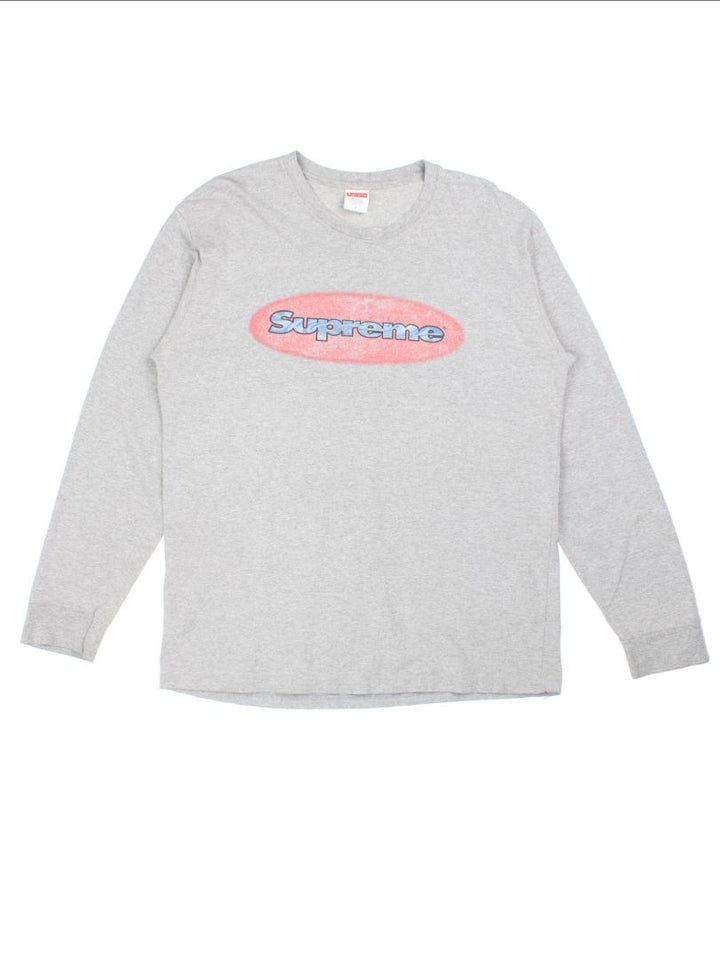 Supreme Ripple Long Sleeve T-Shirt (Size L)