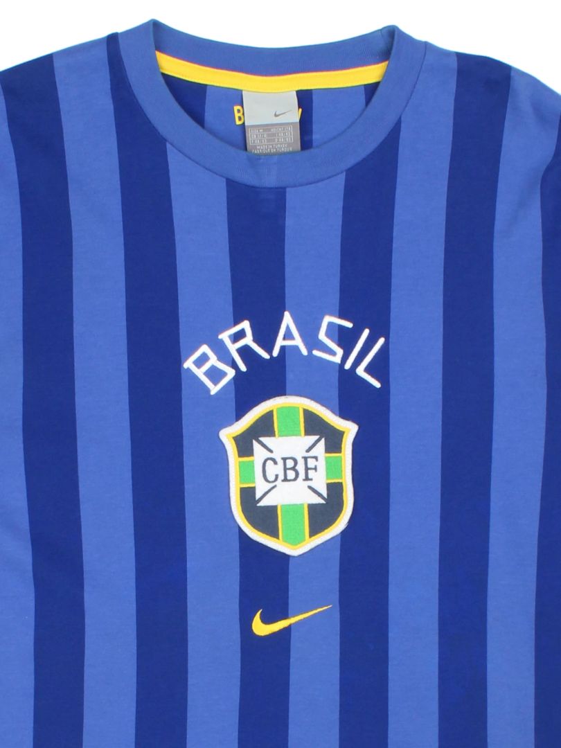 2002-03 Brasil Nike Long Sleeve Football Top (Size M)