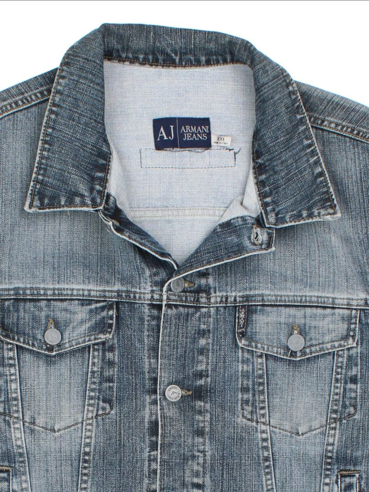 90's Armani Jeans Denim Jacket (Size L)