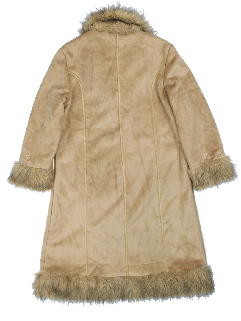 Y2K Embroidered Afghan Coat (Size L)