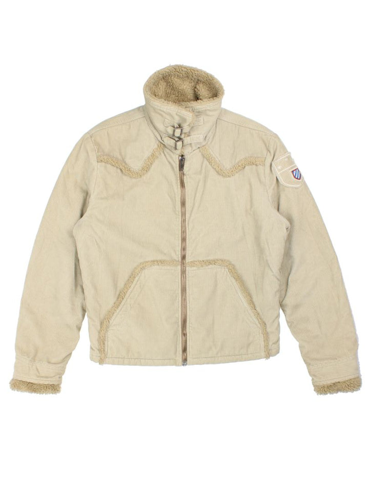 Y2K Diesel Shearling Jacket (Size L)