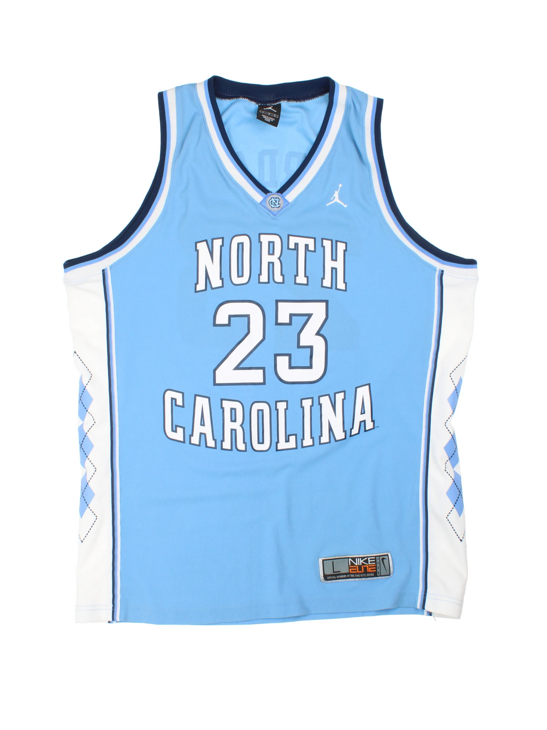 Nike North Carolina UNC Jordan #23 NBA Jersey (Size L)