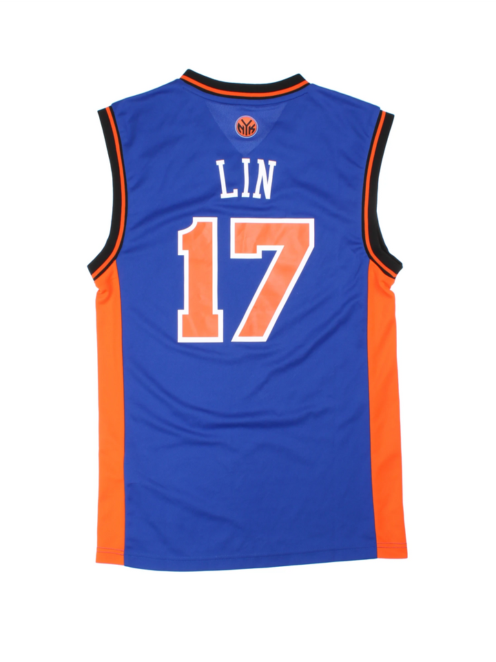 New York Knicks Lin #17 NBA Adidas Jersey (Size S)