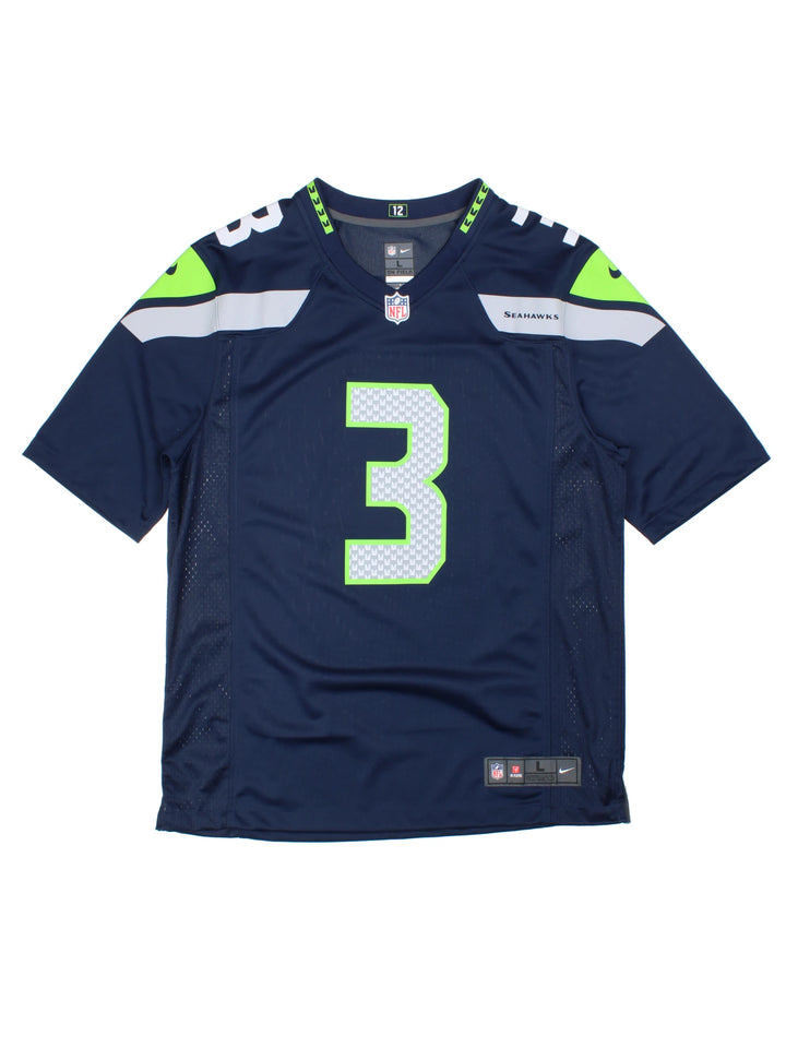 Seattle Seahawks Wilson #3 Nike NFL Jersey (Size L)
