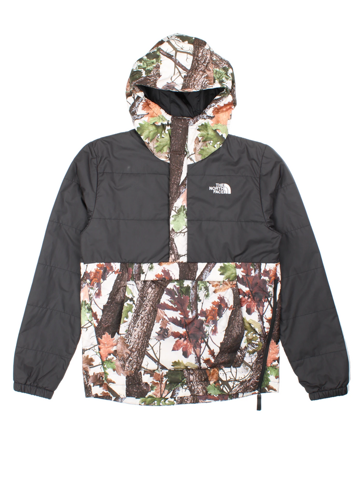 The North Face Camo Pullover Puffer Jacket (Size S)