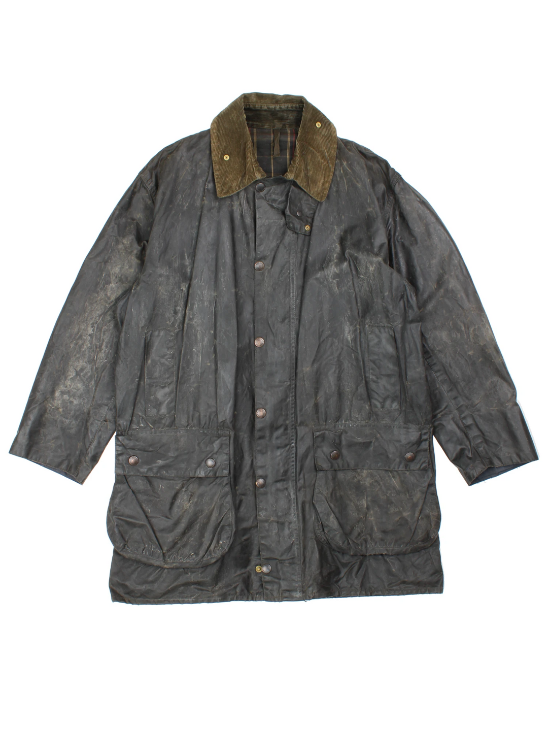 Barbour Border Wax Jacket (Size L) – VintageFolk Barbour Border Wax Jacket (Size L) – VintageFolk