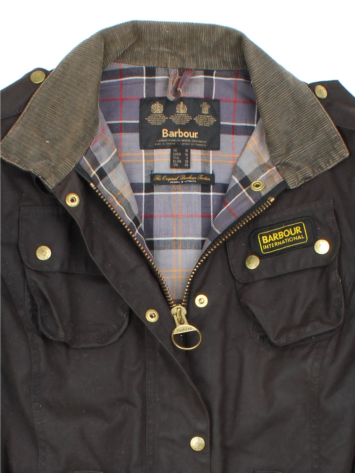 Barbour International Belted Wax Jacket (Size M)