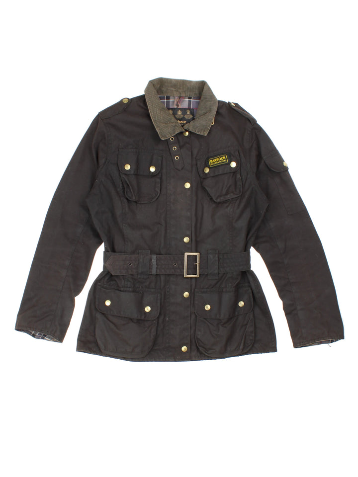 Barbour International Belted Wax Jacket (Size M)