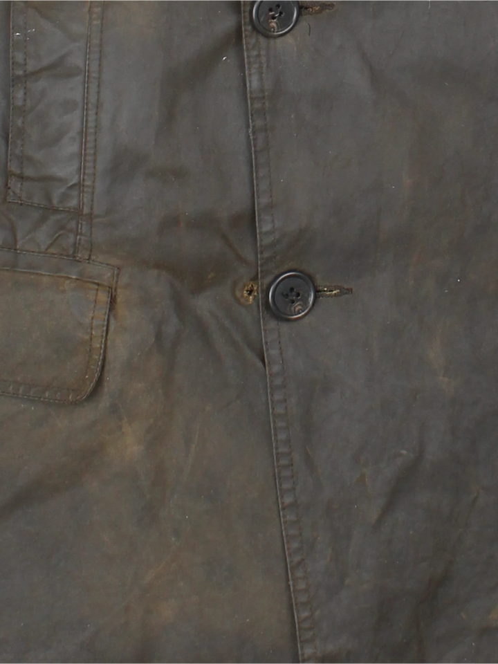 Barbour Wax Peacoat (Size XXL)