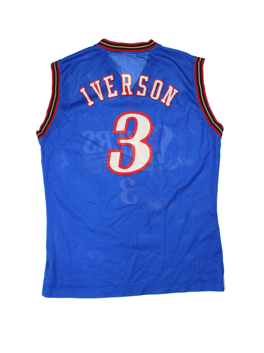 Philadelphia Sixers Iverson #3 NBA Champion Jersey (Size L)
