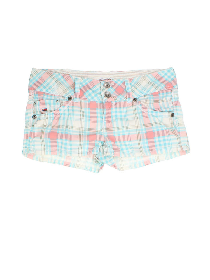 Tommy Hilfiger Checked Micro Shorts (Size L)