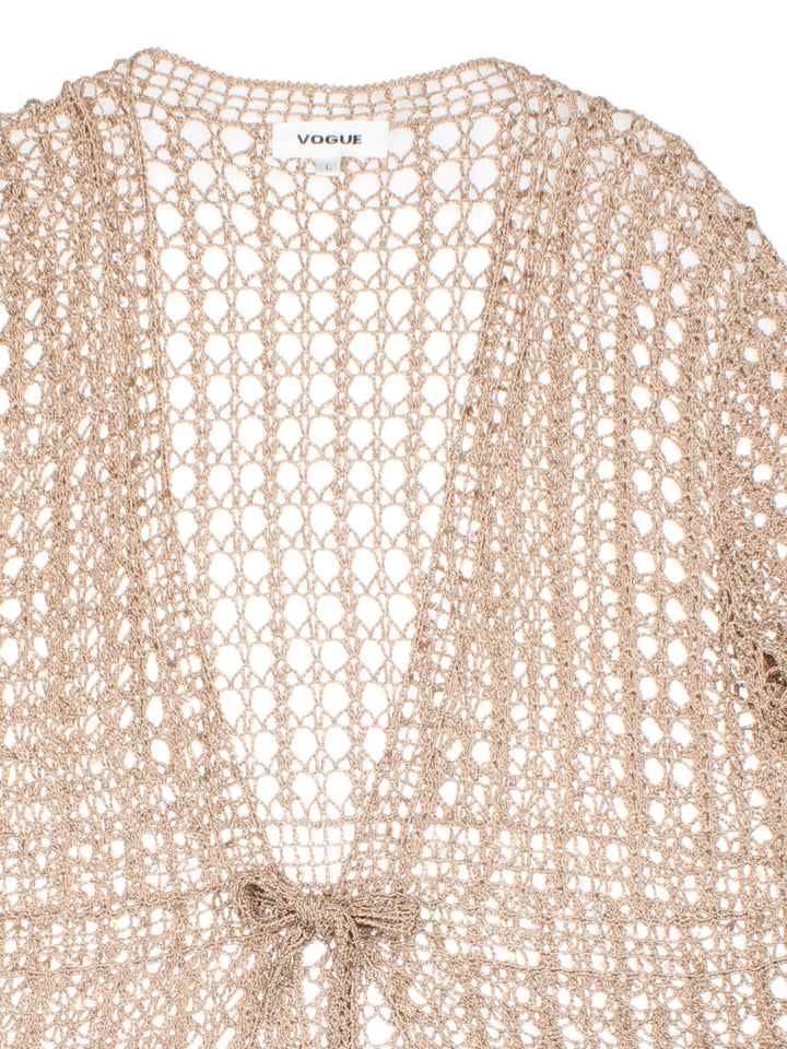 Y2K Crochet Cardigan (Size L)
