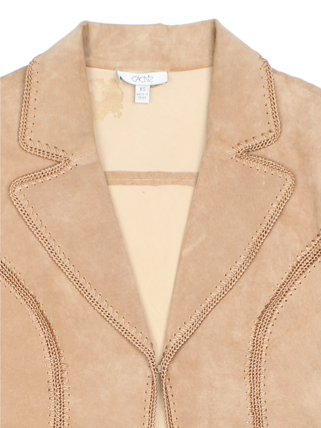 Y2K Crochet Inset Top (Size XXS)