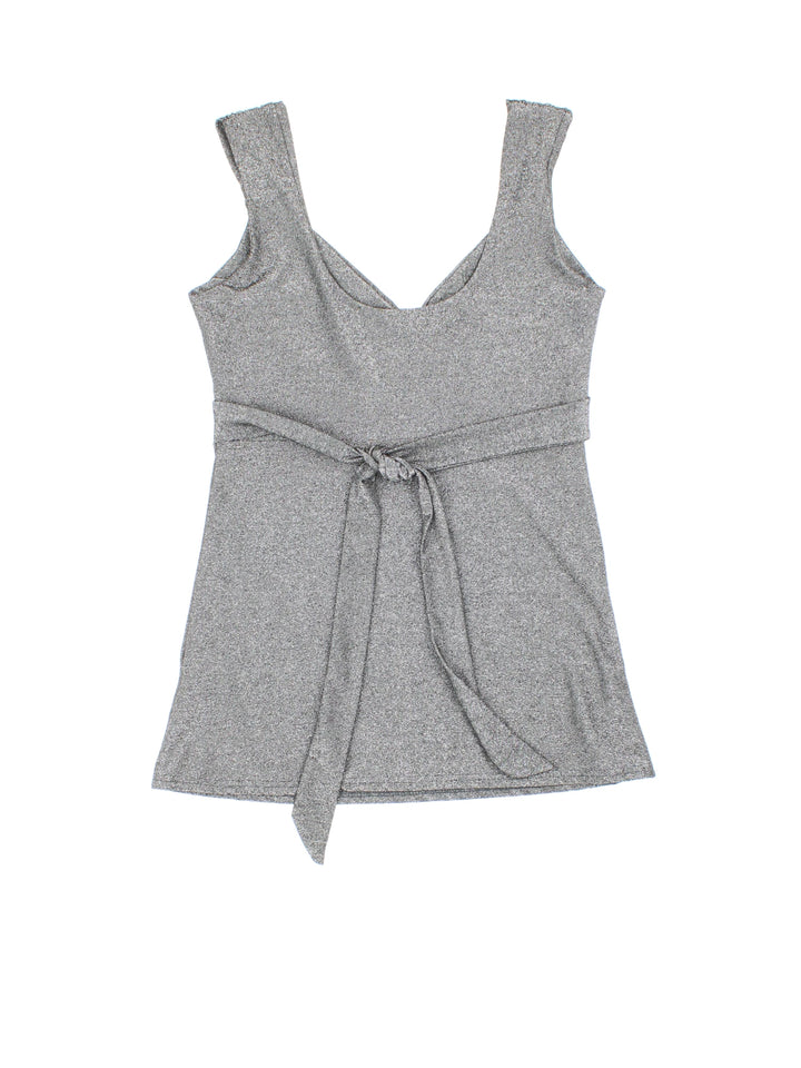 Y2K Lurex Jane Norman Top (Size XXS)