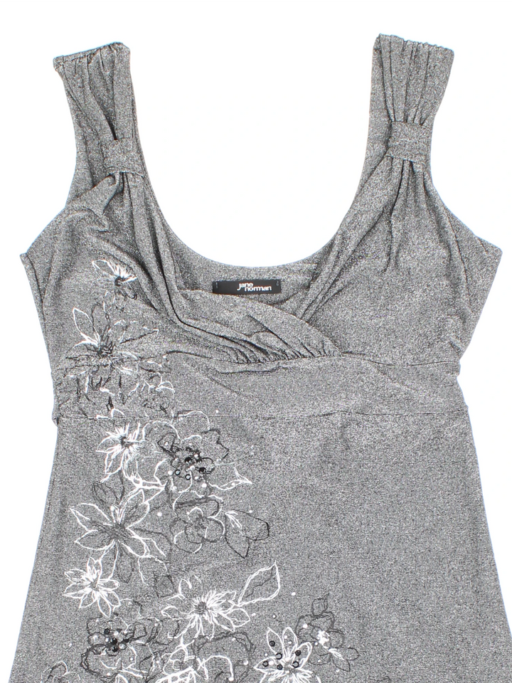 Y2K Lurex Jane Norman Top (Size XXS)