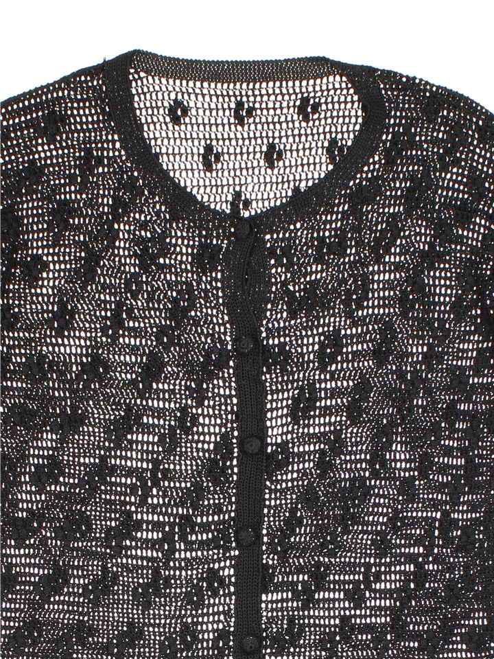 Y2K Crochet Cardigan (Size XXS)