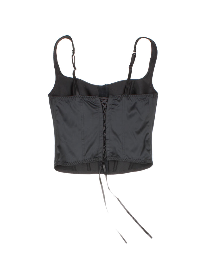 Y2K Morgan Corset Top (Size XXS)