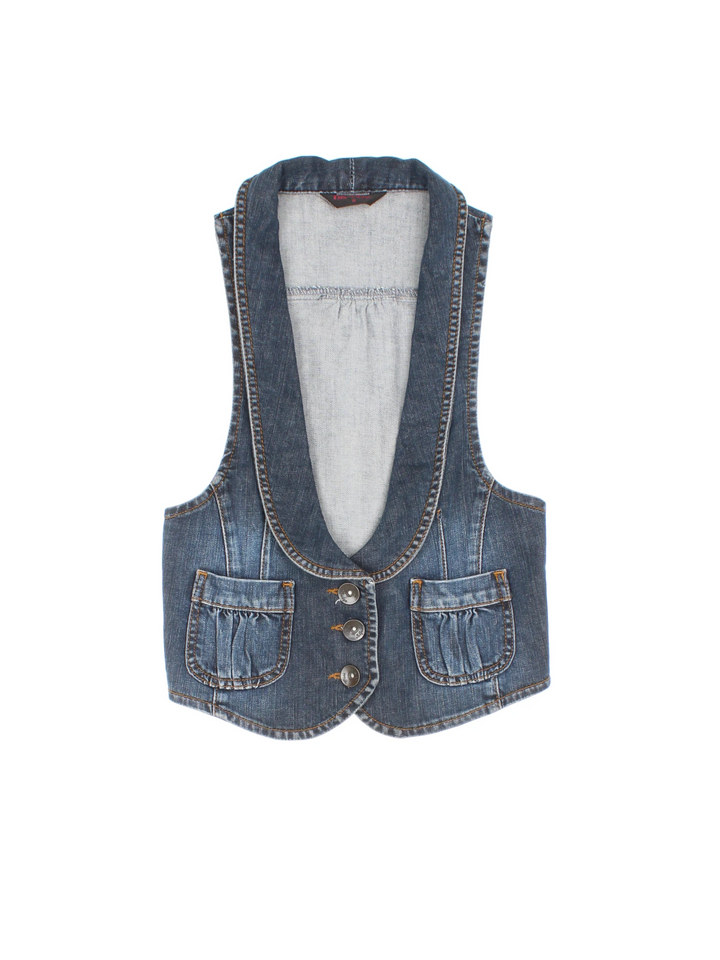 Y2K Miss Sixty Waistcoat (Size XXS)