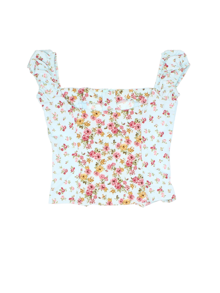 Y2K Corset Style Top (Size XXS)