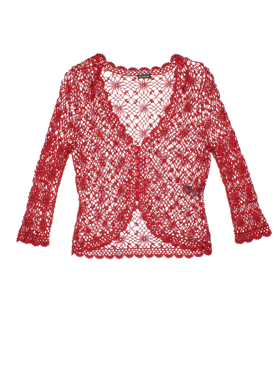 Crochet Lace Cardigan (Size XS)